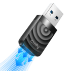 כרטיס רשת אלחוטי Cudy WU1300S AC1300 USB - באג-לס מחשבים.