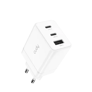 מטען קיר מהיר Cudy 67W GaN CH67 עם 3 יציאות - באג-לס פתרונות תקשורת