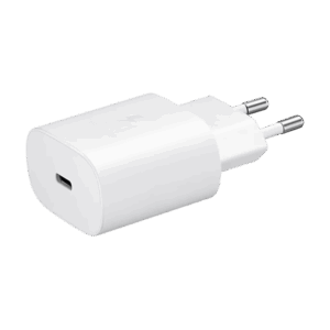 מטען קיר לבן Samsung + כבל USB Type-C באורך 1.8 מטר